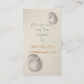 Kleine Kleinkind-Vintage Visitenkarte (Rückseite)