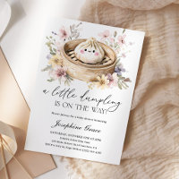Kleine Klöße Dim Sum Florale Babyparty