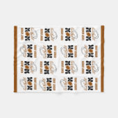 Kleine, knuddelige Mama Fleecedecke (Vorderseite (Horizontal))