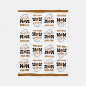 Kleine, knuddelige Mama Fleecedecke (Vorderseite)