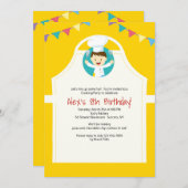 Kleine Kochs-Einladung Einladung (Vorne/Hinten)