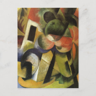 Kleine Komposition II von Franz Marc Postkarte