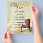 Kleine königliche Stube mit Krone Flyer (Hand)