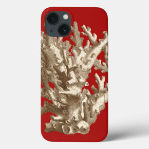 Kleine Koralle im Rot Case-Mate iPhone Hülle