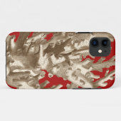 Kleine Koralle im Rot Case-Mate iPhone Hülle (Rückseite (Horizontal))