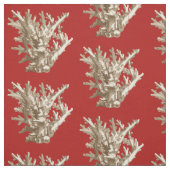 Kleine Koralle in Rot Stoff (Muster)