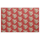 Kleine Koralle in Rot Stoff (Fat Quarter (45,7 x 55,9 cm))