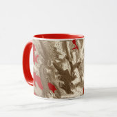 Kleine Koralle in Rot Tasse (Vorderseite Links)