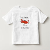 Kleine Krabbe Kleinkind T-shirt (Vorderseite)