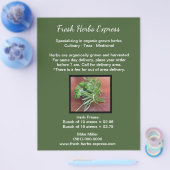 Kleine Kräuterpflanze/Marketing-Flyer Flyer (Einzeln)