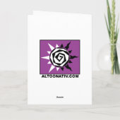 Kleine Kriegers-Geburtstags-Karte Karte (Rückseite)