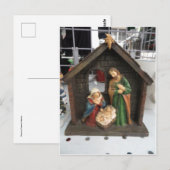 Kleine Krippe Postkarte (Vorne/Hinten)