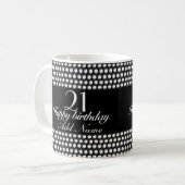 Kleine Kristall-Sequenzen Kaffeetasse (Vorderseite Links)