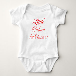Kleine kubanische Prinzessin Baby Strampler