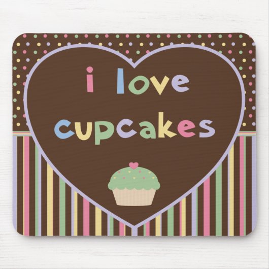 kleine Kuchen der Liebe I Mousepad (Vorne)