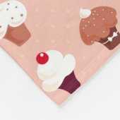 Kleine Kuchen Fleecedecke (Ecke)