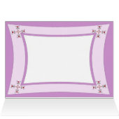 Kleine Kuchen, gefroren im Blau (Innenansicht Horizontal (Oben))