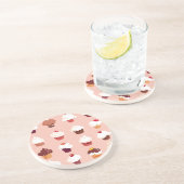 Kleine Kuchen Getränkeuntersetzer (Seite)