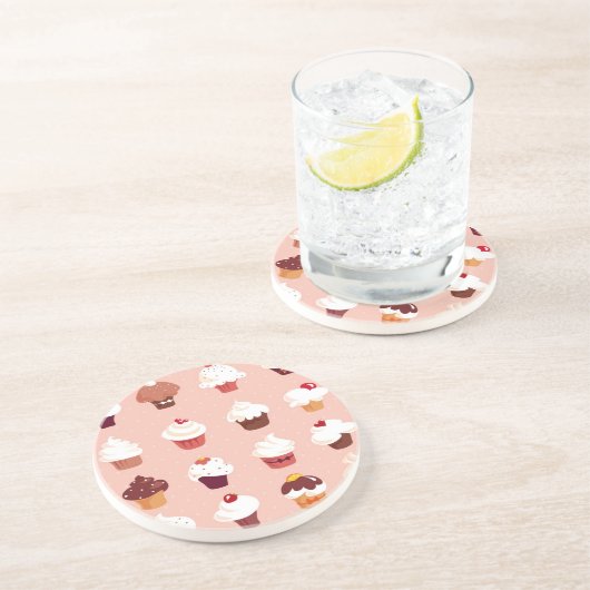 Kleine Kuchen Getränkeuntersetzer (Seite)