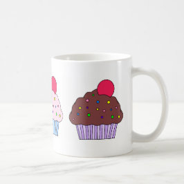 Kleine Kuchen Kaffeetasse