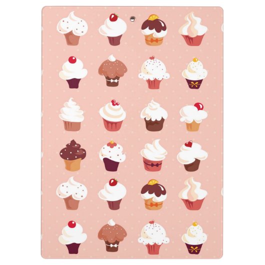 Kleine Kuchen Klemmbrett (Rückseite)