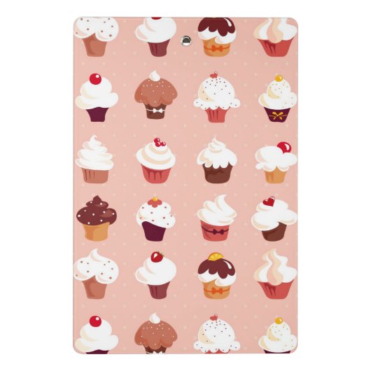 Kleine Kuchen Mini Klemmbrett (Rückseite)