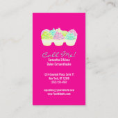 Kleine Kuchen N besprüht kundenspezifische Visitenkarte (Rückseite)