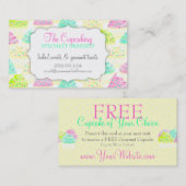 Kleine Kuchen N besprüht Kupon-Rabatt-Karte Rabattkarte (Vorne/Hinten)