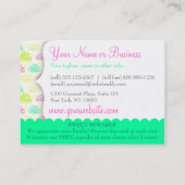 Kleine Kuchen N besprüht Treuekarte (Rückseite)