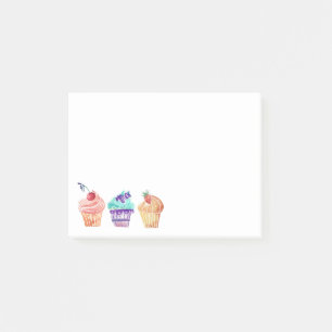 Kleine Kuchen Post-it Klebezettel