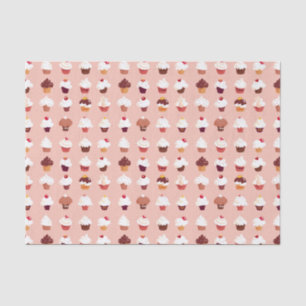 Kleine Kuchen Seidenpapier