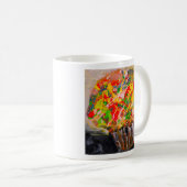 Kleine Kuchen und Kaffee Kaffeetasse (VorderseiteRechts)
