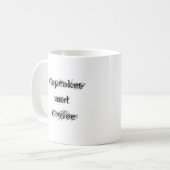 Kleine Kuchen und Kaffee Kaffeetasse (Vorderseite Links)