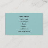 Kleine Kuchen! Visitenkarte (Rückseite)