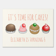 Kleine Kuchen zum Geburtstag