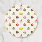 Kleine Kuchen zum Geburtstag Geschenkanhänger (Rückseite)