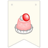 Kleine Kuchen zum Geburtstag Wimpelkette (Erste Fahne)