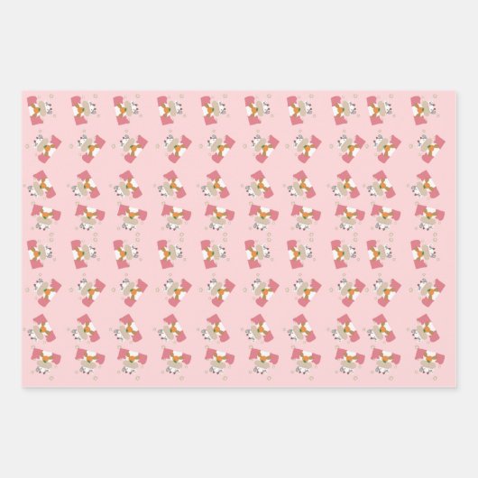 kleine Kuh Geschenkpapier Set (Vorderseite)