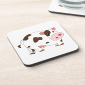 Kleine Kuhgetränkekappe Getränkeuntersetzer (Linke Seite)