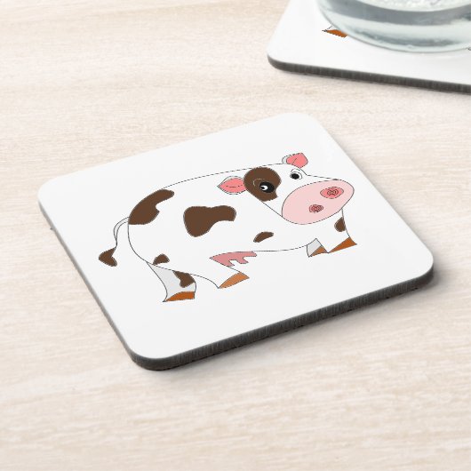 Kleine Kuhgetränkekappe Getränkeuntersetzer (Linke Seite)