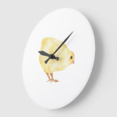 Kleine Küken. Große Wanduhr (Winkel)