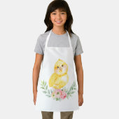 Kleine Küken mit Blume Kinder Schürze (Insitu)