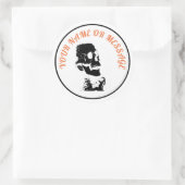 KLEINE KULTURELLE KUNSTSTOFFE RUNDER AUFKLEBER (Tasche)