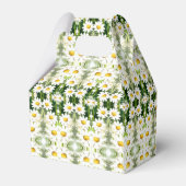 Kleine, kundenspezifische Daisy Baby Dusche Geschenkschachtel (Rückseite)