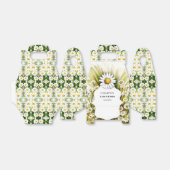 Kleine, kundenspezifische Daisy Baby Dusche Geschenkschachtel (Ungefaltet)