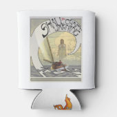 Kleine Kunsthandwerkswarnung Cooler Dosenkühler (Rückseite)