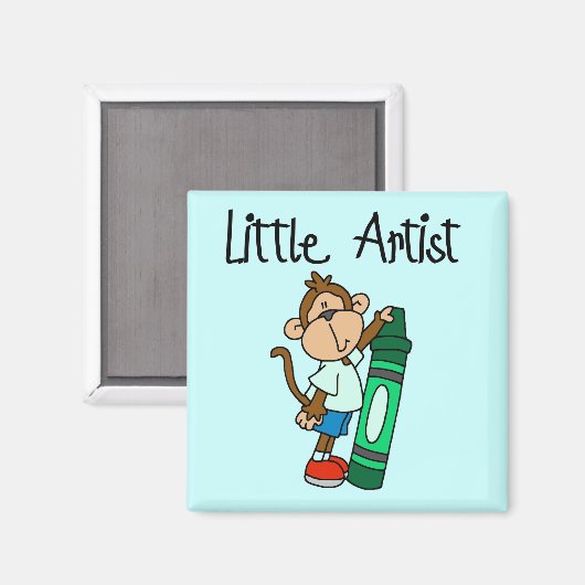 Kleine Kunstschirme und Geschenke von Affen Magnet (Vorderseite/Rückseite)