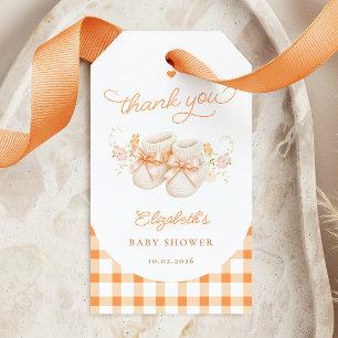 Kleine Kürbis-Baby-Party-Geschenkanhänger Geschenkanhänger