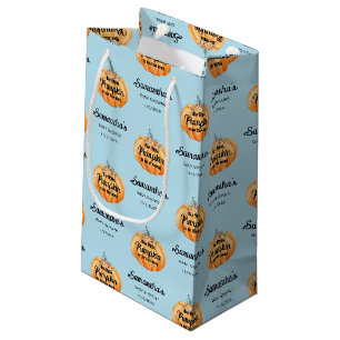 Kleine Kürbis-Baby-Party Geschenktüte