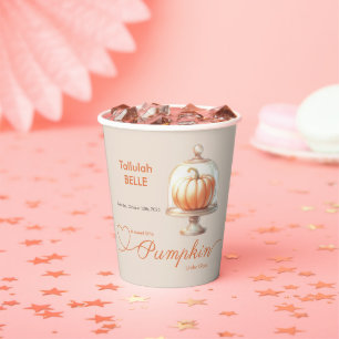 Kleine Kürbis-Baby-Party – Herbst Chic Pappbecher